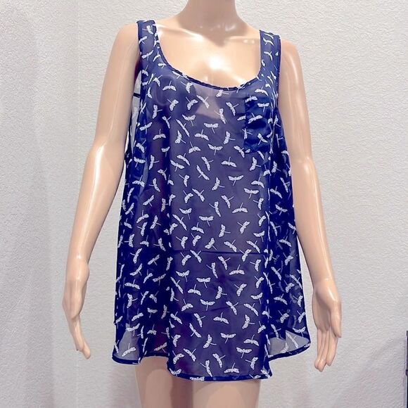 Torrid dragon fly pattern blouse - Picture 1 of 4